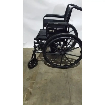 Reuse Medical Equipment Drive Medical Silver Sport 2 Folding Wheelchair Lightweight Black Seat Wheelchairs, second-hand product photo 19