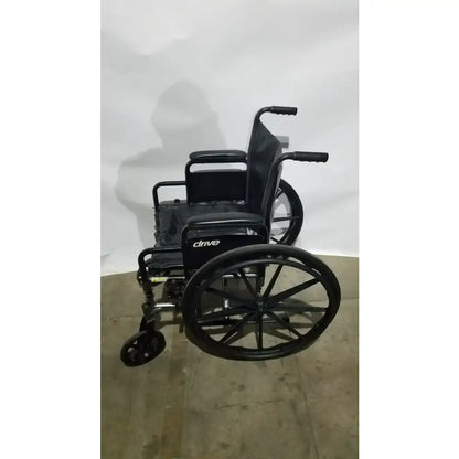 Reuse Medical Equipment Drive Medical Silver Sport 2 Folding Wheelchair Lightweight Black Cushion Seat Wheelchairs, second-hand product photo 16