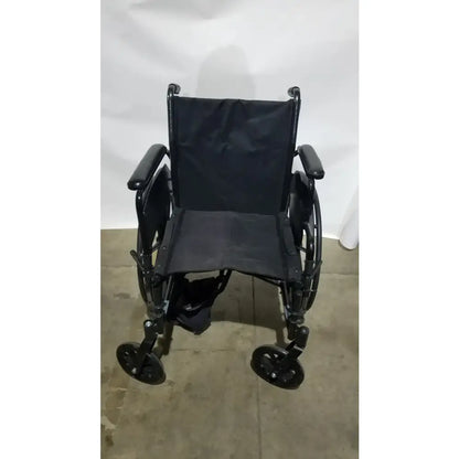 Reuse Medical Equipment Drive Medical Silver Sport 2 Folding Wheelchair Lightweight Black Seat Wheelchairs, second-hand product photo 9