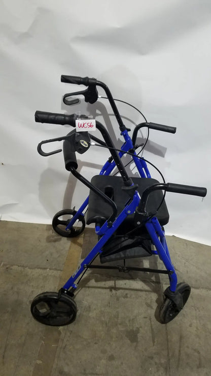 Reuse Medical Equipment Drive Medical Steel Folding Rollator Walker with Seat Walkers, second-hand product photo 1
