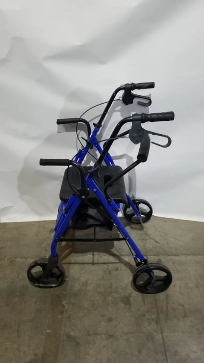 Reuse Medical Equipment Drive Medical Steel Folding Rollator Walker with Seat Walkers, second-hand product photo 9