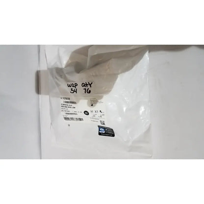 A white plastic bag containing surgical mesh for drive rtl12027ra raised toilet seat with removable arms by Drive Medical