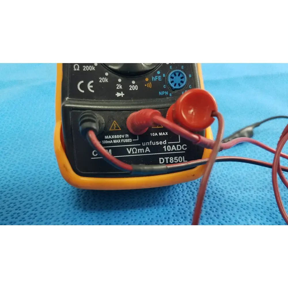 DT850L Digital Multimeter Electrical Tester With Leads - Digital Multimeter