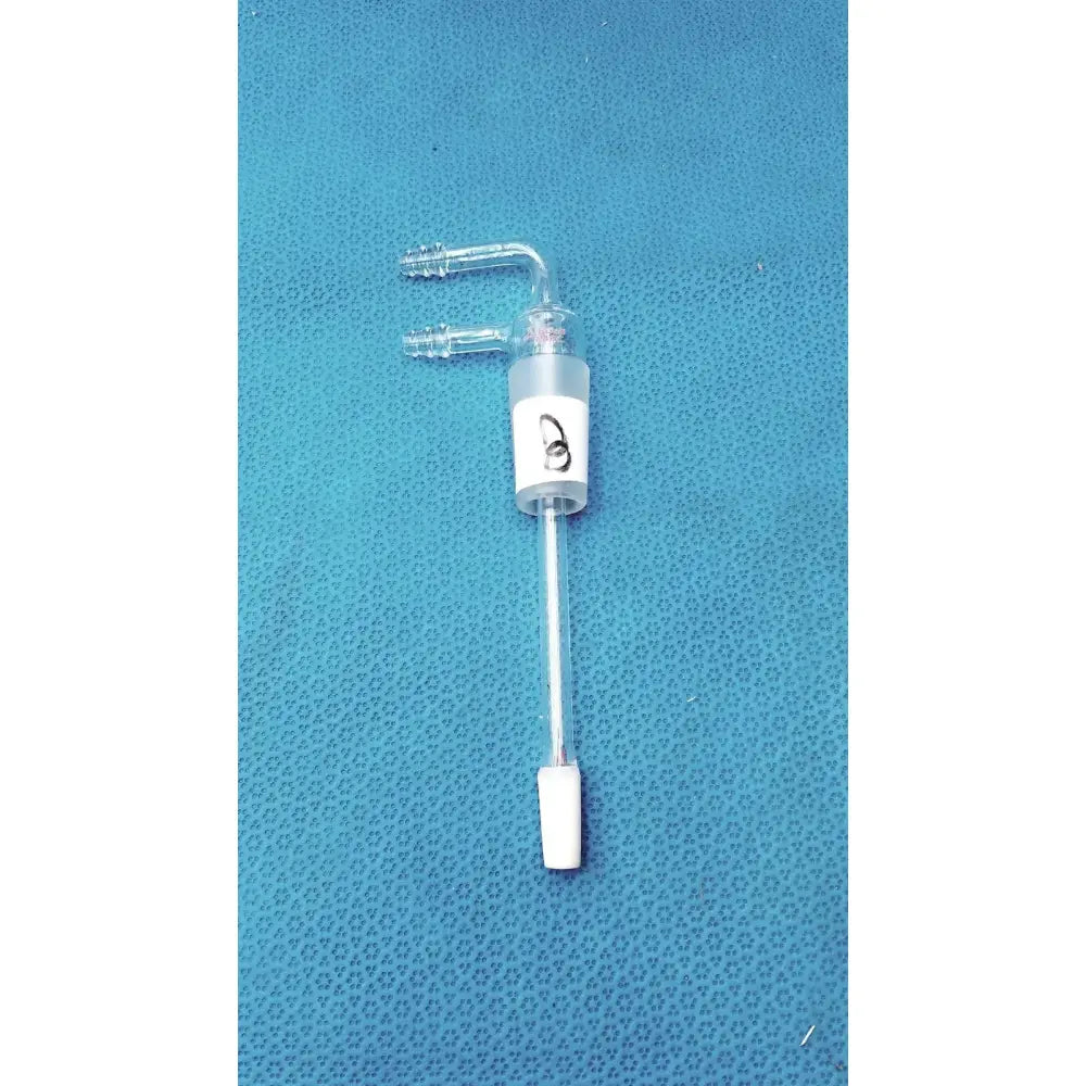 Reuse Medical Dual Port Gas Inlet Adapter for 15mm OD RCE Cells 24/25 Taper Ground Joint Lab Flasks, second-hand product photo 1