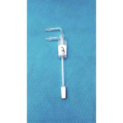 Reuse Medical Dual Port Gas Inlet Adapter for 15mm OD RCE Cells 24/25 Taper Ground Joint Lab Flasks, second-hand product photo 1