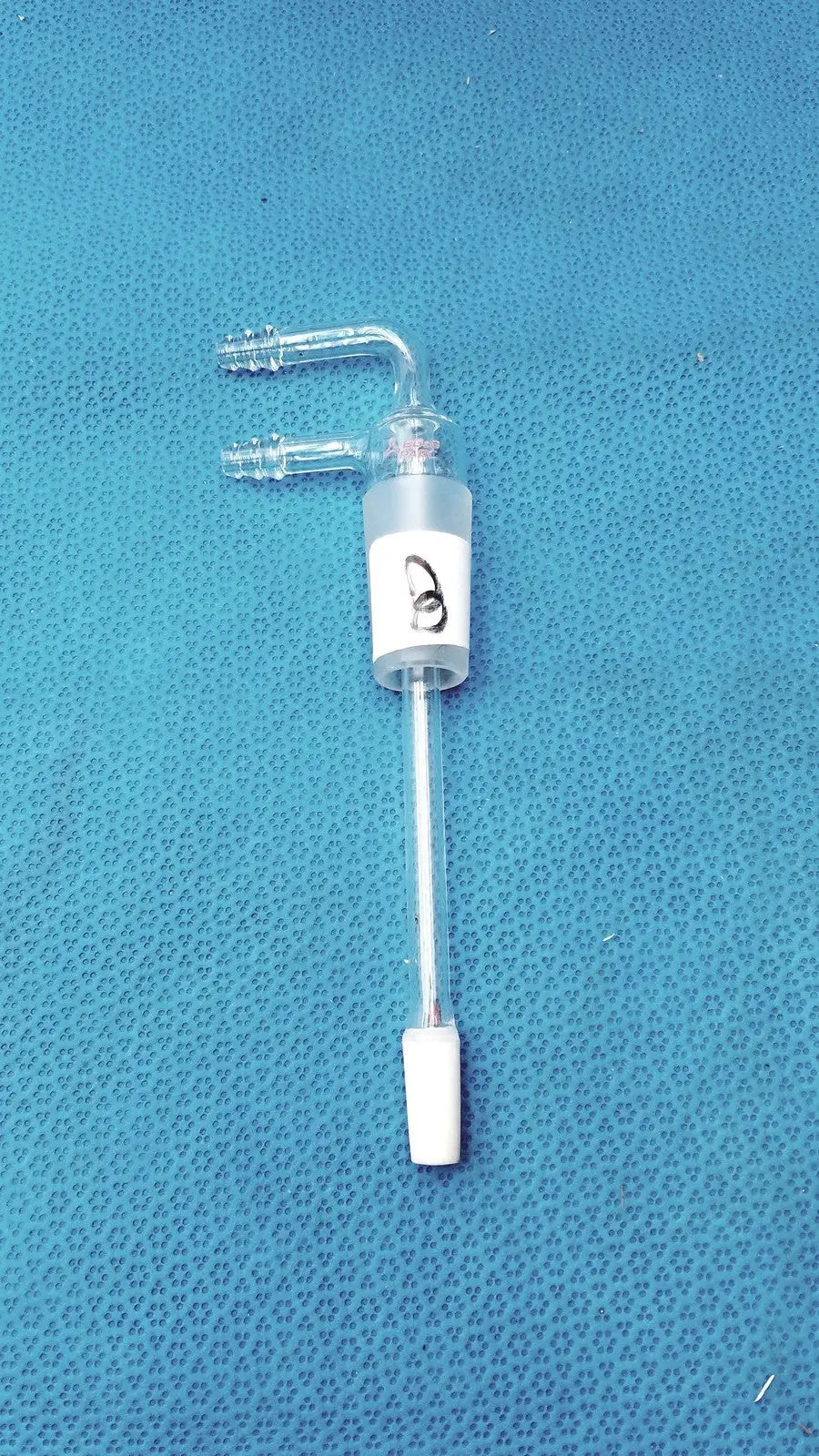 Reuse Medical Dual Port Gas Inlet Adapter for 15mm OD RCE Cells 24/25 Taper Ground Joint Lab Flasks, second-hand product photo 1