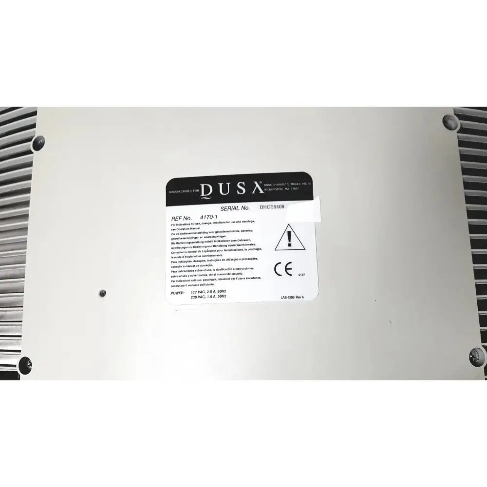 Dusa BLU Blue Light Photodynamic Therapy System 4170-2 Photodynamic Therapy System, as-is (for parts) product photo 12