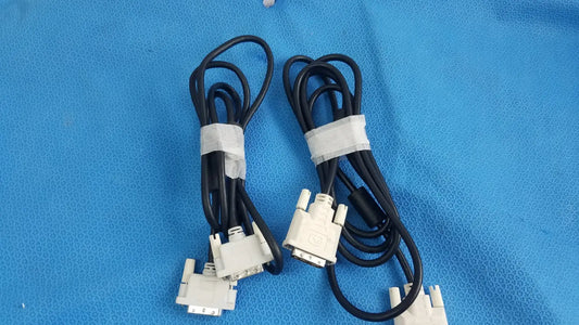 Reuse Medical DVI-D Dual Link Digital Video Cable for Medical Monitor Display - Lot of 2 Medical Cables & Cords, second-hand product photo 1