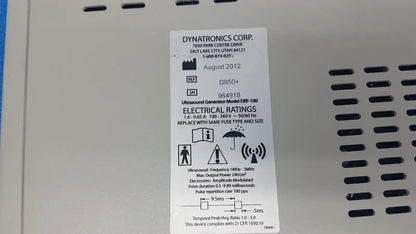Dynatronics Dynatron Dynatronics 950 Plus Ultrasound System – Therapeutic Medical Device Ultrasound Therapy System, second-hand product photo 3