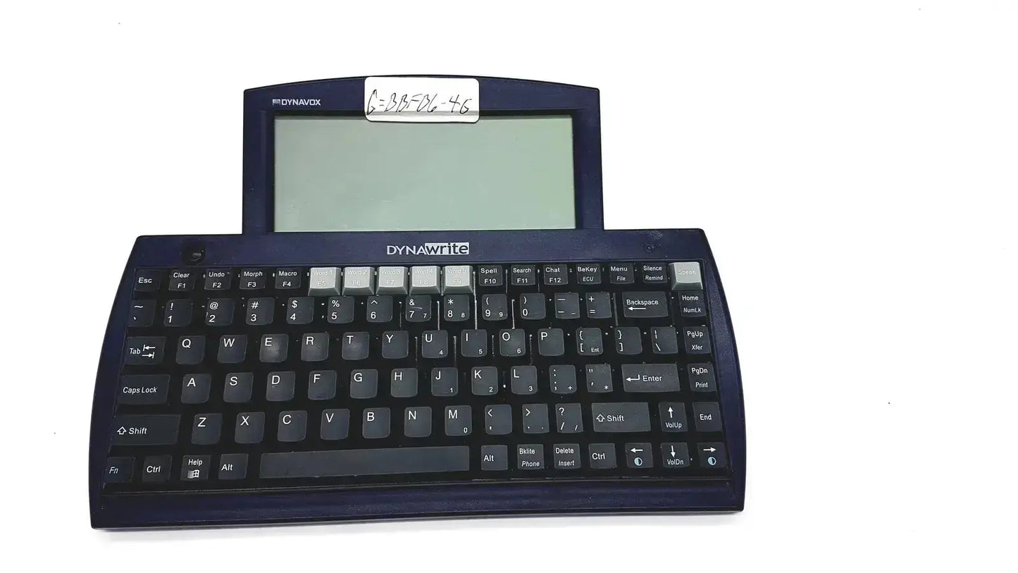 Dynavox Dynawrite Speech Processor Laptop Computer Speech Processor, second-hand product photo 1