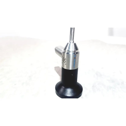 Dyonics 30 degree JH 251467 dental handpiece in silver and black with metallic shaft and ergonomic base for reuse medical use