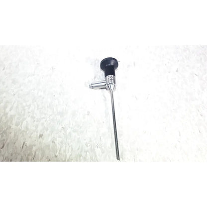 Black-handled dyonics 30 degree jh 251467 surgical endoscope with metallic shaft and articulated joint for reuse medical use