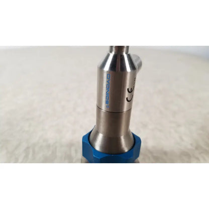 Dyonics 30 degree sn hr 268768 silver metallic cylindrical medical tool with blue hexagonal base reusable certified ce
