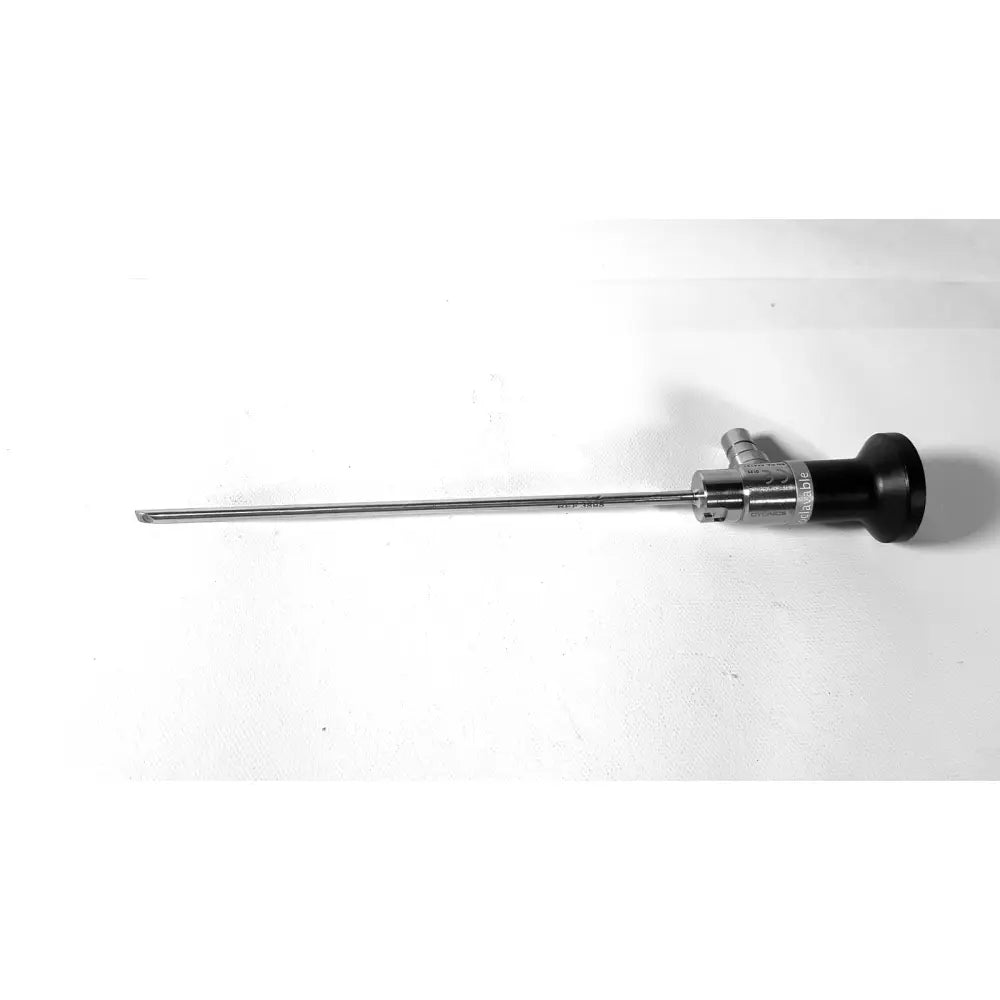 Dyonics autoclavable arthroscope sinuscope with long slender metallic shaft and black ergonomic handle for reuse medical use