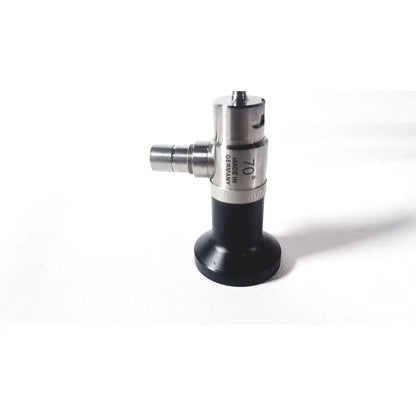 Silver and black dyonics autoclavable arthroscope sinuscope with 70 degree angled tip made in Germany for reuse medical use