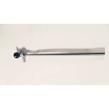 A sleek metallic dyonics autoclave degree 10mm laparoscope with a black circular lens and silver body