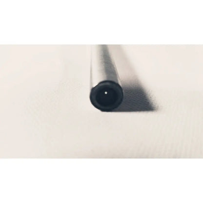 Silver cylindrical pen with black cap and circular tip detail for dyonics autoclave degree 10mm laparoscope use