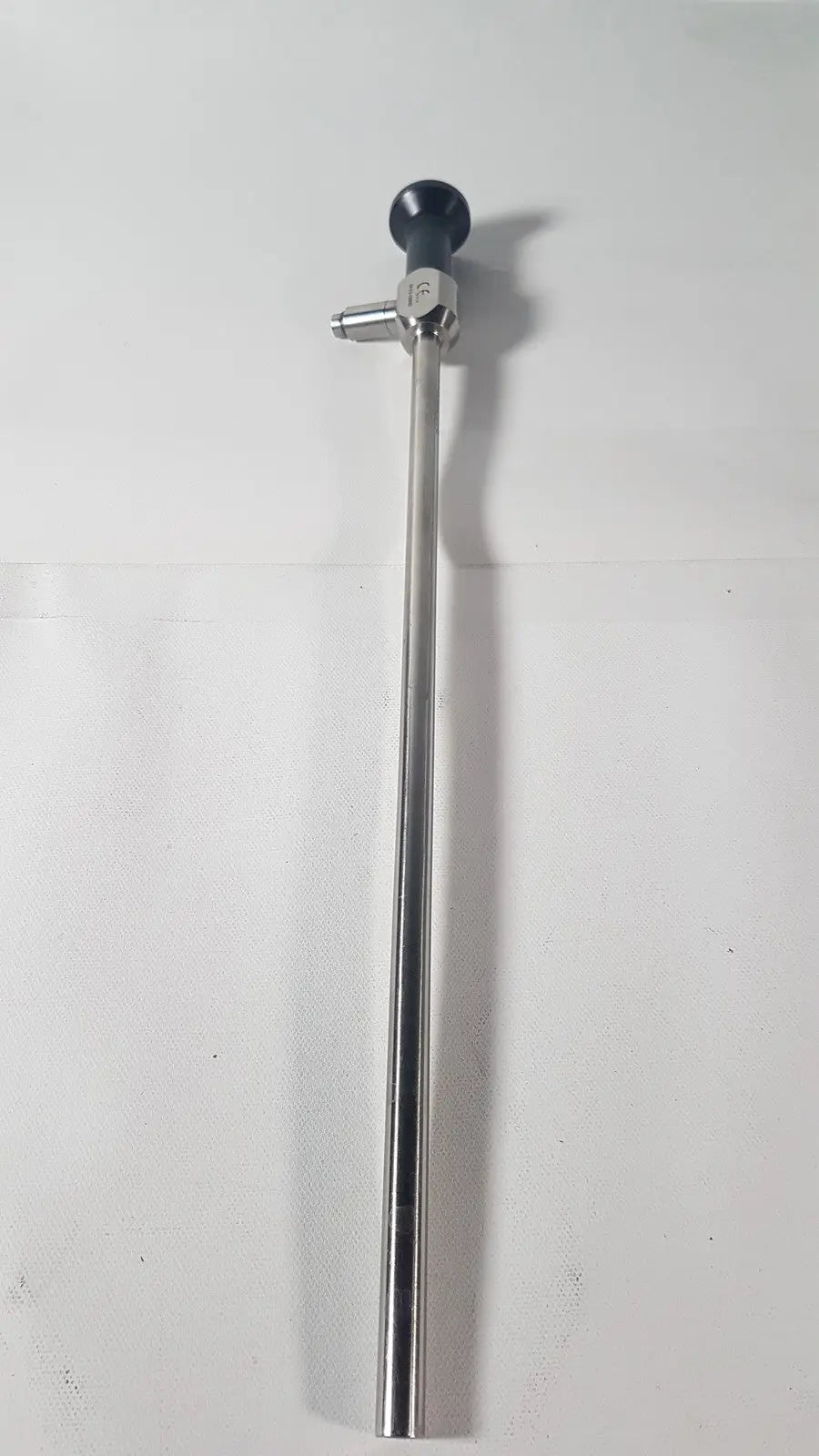 Silver dyonics autoclave ref 7207944 0° laparoscope with black knob and metallic joints for reuse medical use