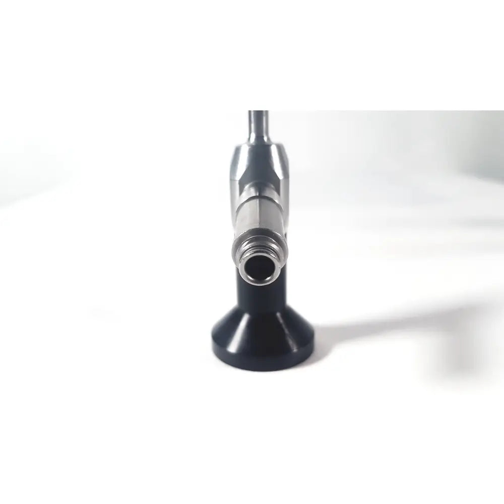 Silver and black medical endoscope with cylindrical body and flared base for dyonics autoclave ref 7207952 30 degree laparoscope