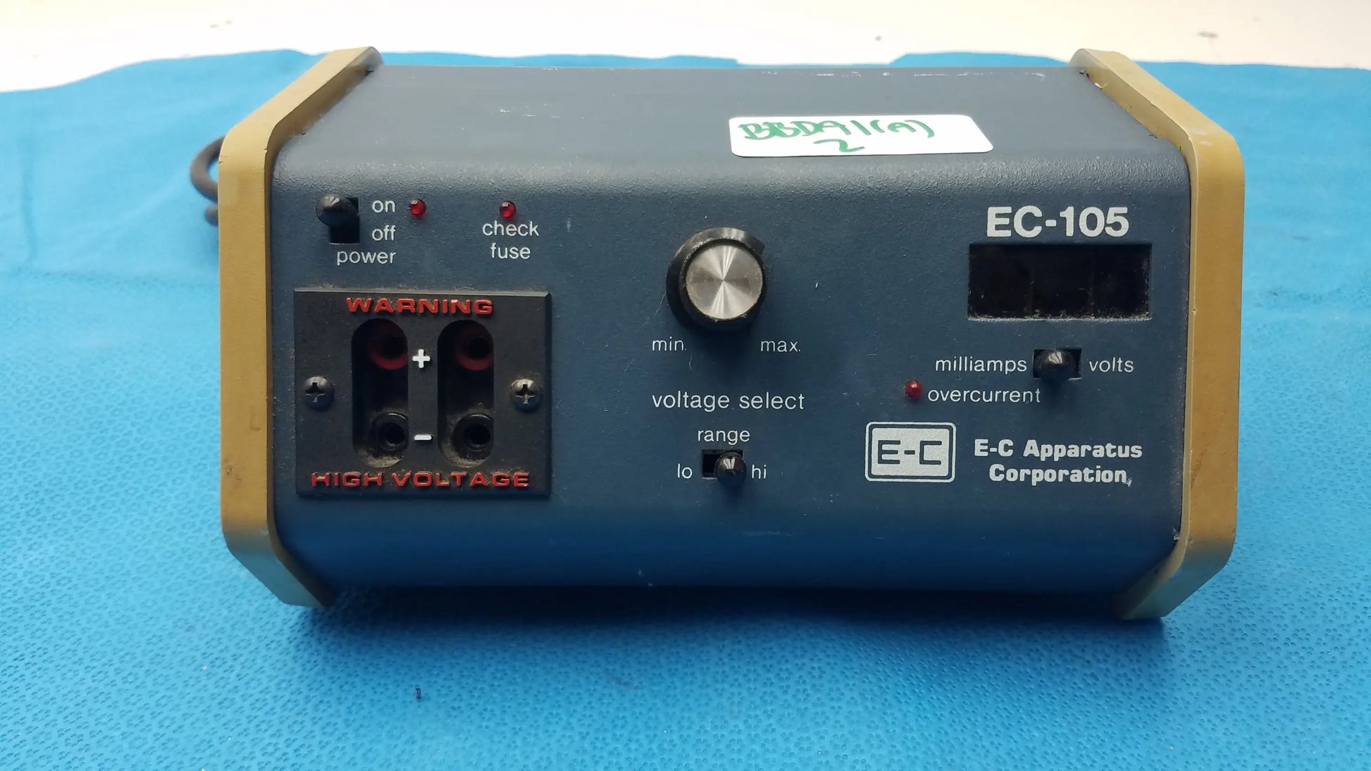 E-C Apparatus EC-105 Electrophoresis Power Supply Electrophoresis Power Supply, second-hand product photo 13