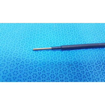 Black insulated electrical wire with bare copper conductor for ez clean hook lap lap dissecting electrode use