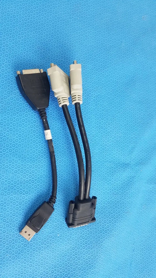 Reuse Medical E119932 DMS-59 Male To Dual DVI Female Splitter Adapter Cable - Lot of 2 Medical Cables & Cords, second-hand product photo 1