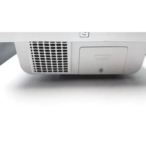 White plastic earlysence 2.0 reuse medical control unit with vented grille and plus symbol panel visible on back side