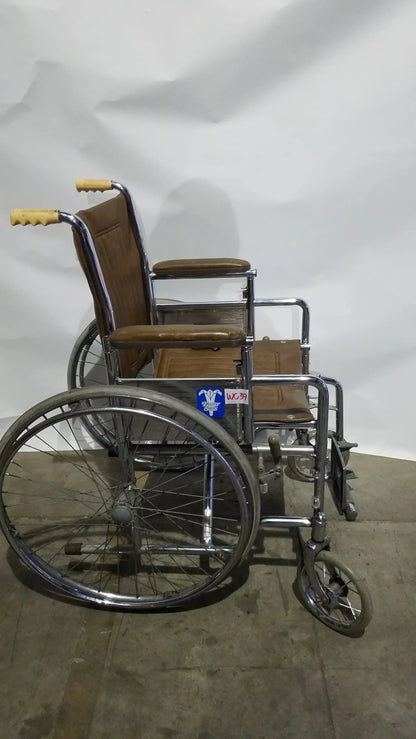 Reuse Medical Equipment Easter Seals Folding Manual Wheelchair Wheelchairs, second-hand product photo 2