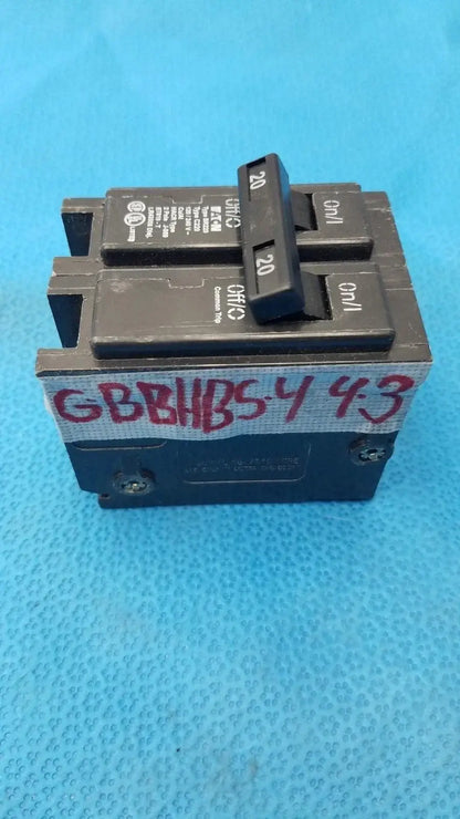 Reuse Medical Eaton BR220 2-Pole Type BR 20 Amp Circuit Breaker Circuit Breakers, as-is (for parts) product photo 3