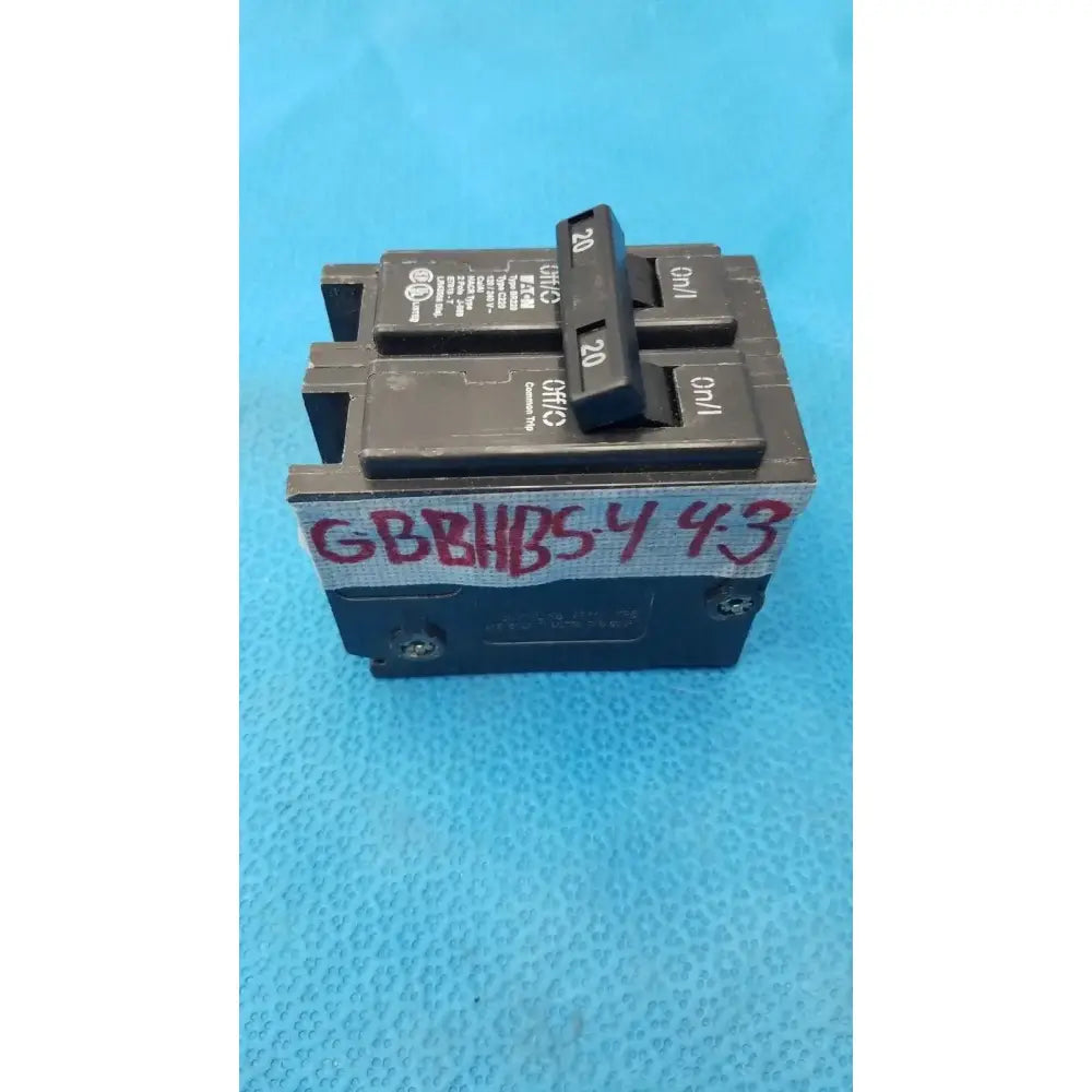 Reuse Medical Eaton BR220 2-Pole Type BR 20 Amp Circuit Breaker Circuit Breakers, as-is (for parts) product photo 3