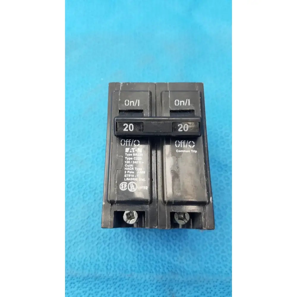 Reuse Medical Eaton BR220 2-Pole Type BR 20 Amp Circuit Breaker Circuit Breakers, as-is (for parts) product photo 4