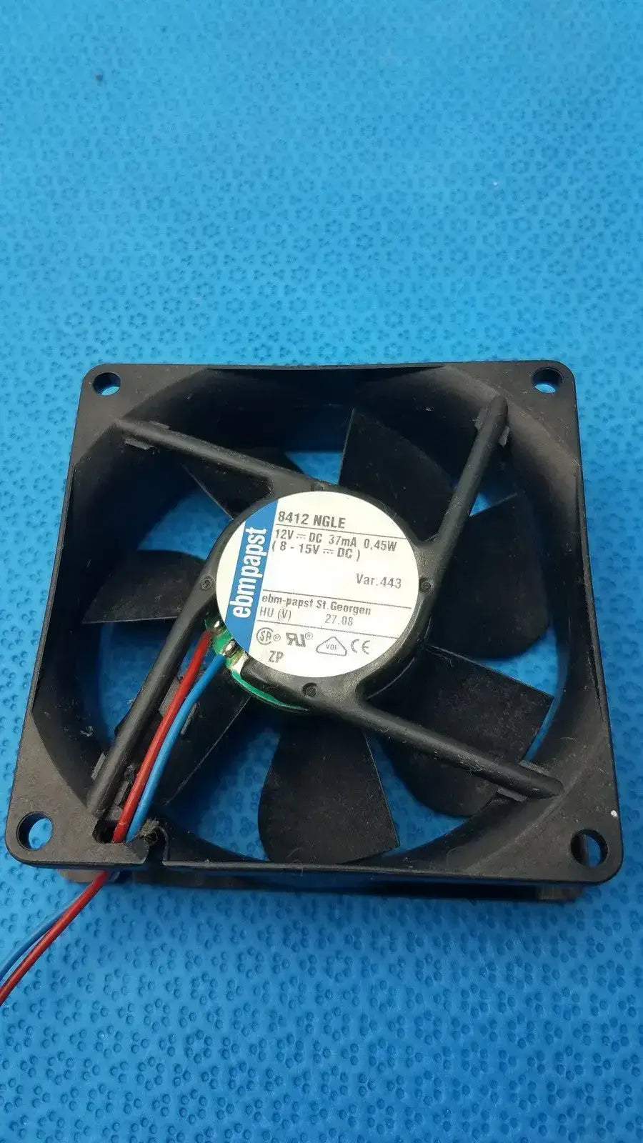 Ebm-papst 8412 NGLE 12V 3.3W 80mm DC Cooling Fans for PC Server Electronics DC Cooling Fan, second-hand product photo 7