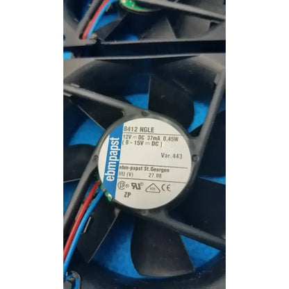 Ebm-papst 8412 NGLE 12V 3.3W 80mm DC Cooling Fans for PC Server Electronics DC Cooling Fan, second-hand product photo 3