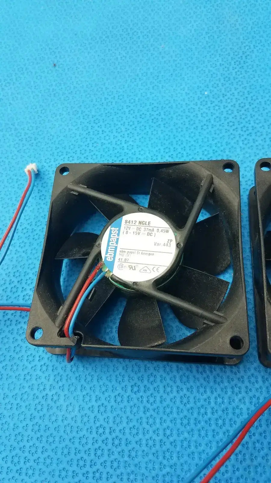 Ebmpapst 8412 NGLE 12V DC Cooling Fan 3.3" 80mm x 80mm x 25mm Brushless Cooling Fan, second-hand product photo 4