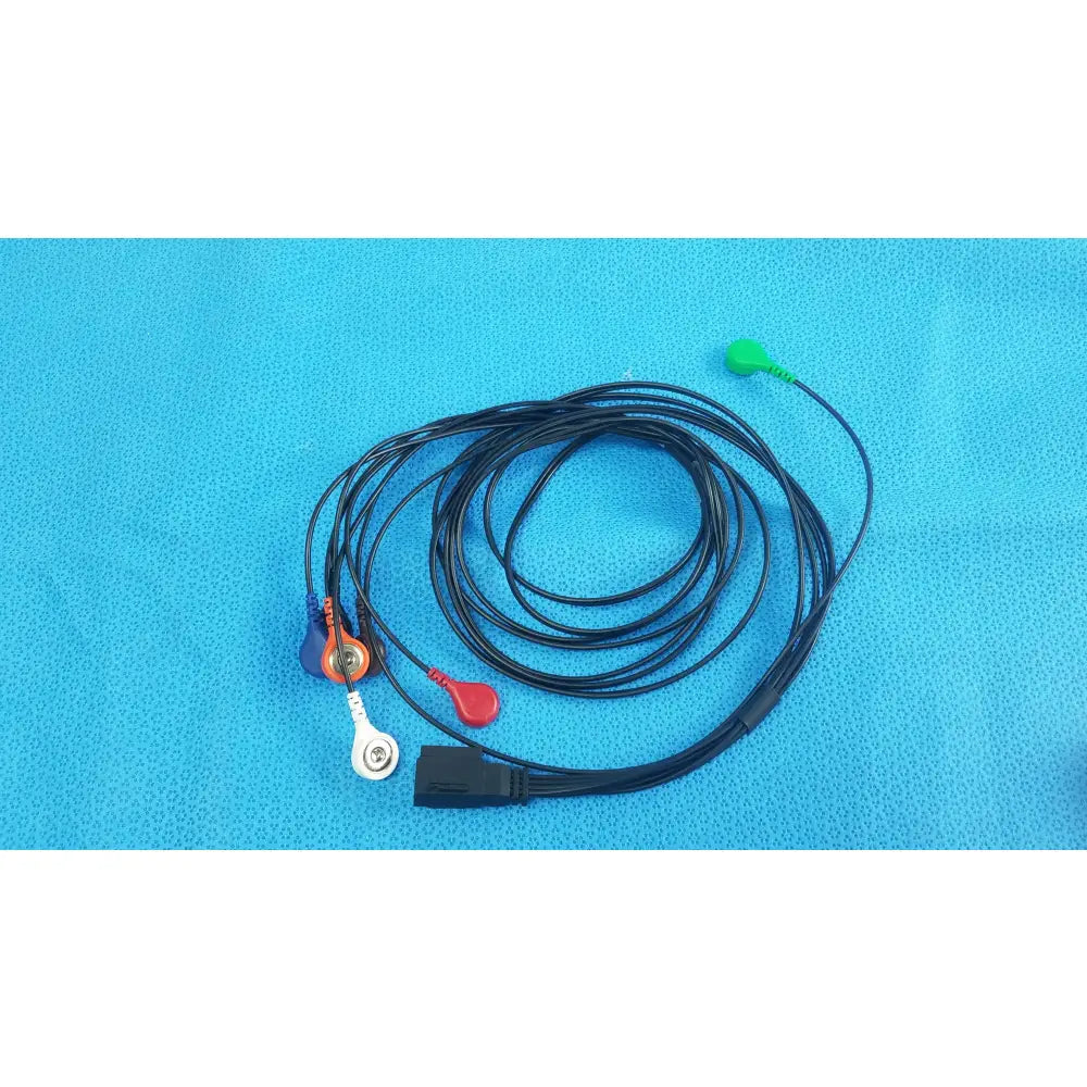 ECG 5-Lead Wire Patient Cable Snap Style Connection Set - ECG 5-lead patient cable set