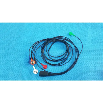 ECG 5-Lead Wire Patient Cable Snap Style Connection Set - ECG 5-lead patient cable set