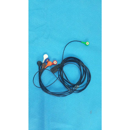 ECG 5-Lead Wire Patient Cable Snap Style Connection Set - ECG 5-lead patient cable set