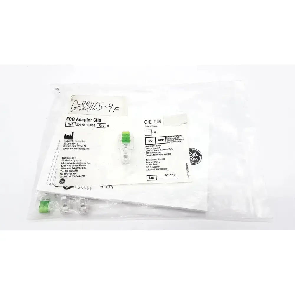 Generic ECG Adapter Clip 2056813-014 Rev A ECG Adapter Clip, second-hand product photo 1