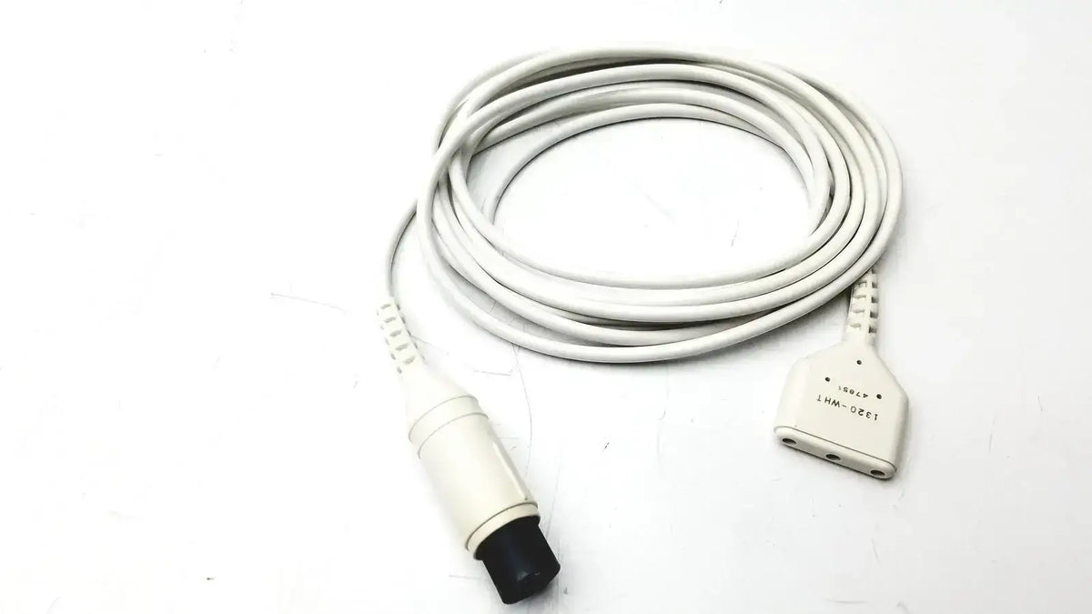 Generic ECG Trunk Cable 1320-WHT, 47851 ECG Trunk Cable, as-is (for parts) product photo 7
