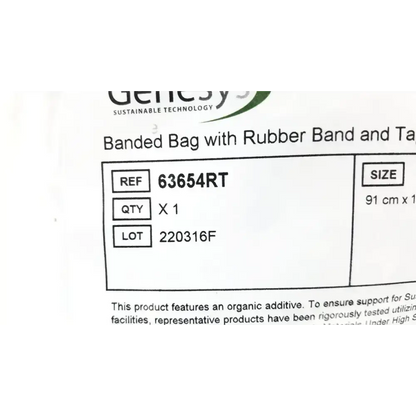 Ecolab Genesy 63654RT Banded Bag With Rubber Band and Tape Banded Bag, second-hand product photo 11