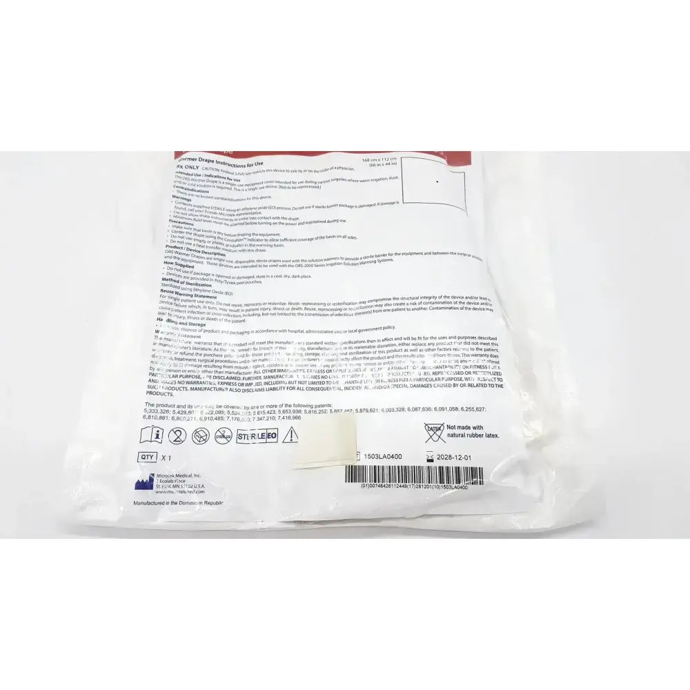 Ecolab ORS-300 Warmer Drape Exp, 2028 Warmer Drape, new product photo 3
