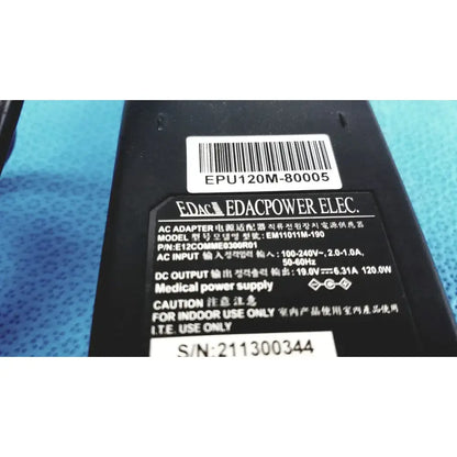 EDACPOWER ELEC EM110111M-190 Adapter Power Supply AC Adapter Power Supply, second-hand product photo 2