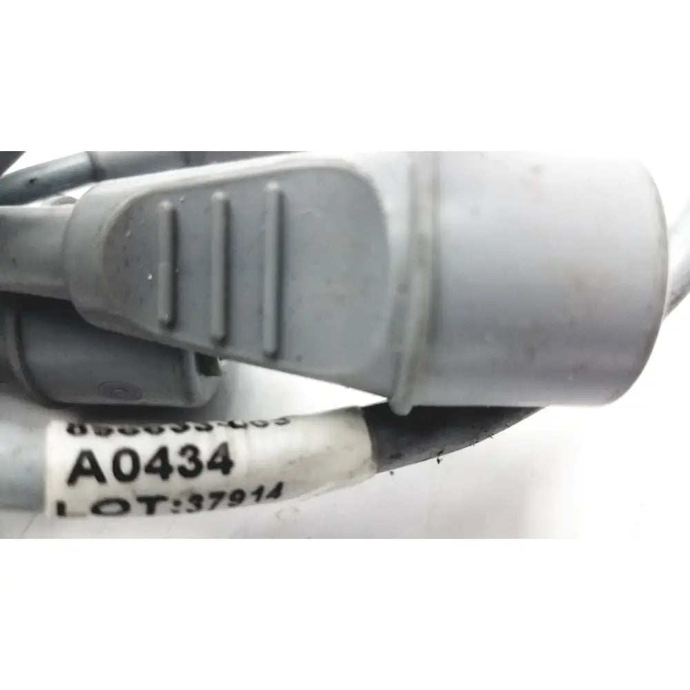 Gray plastic electrical connector with ribbed grip and black wire labeled a0434 for edwards lifesciences truwave reusable cable