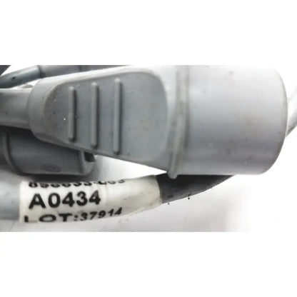 Gray plastic electrical connector with ribbed grip and black wire labeled a0434 for edwards lifesciences truwave reusable cable