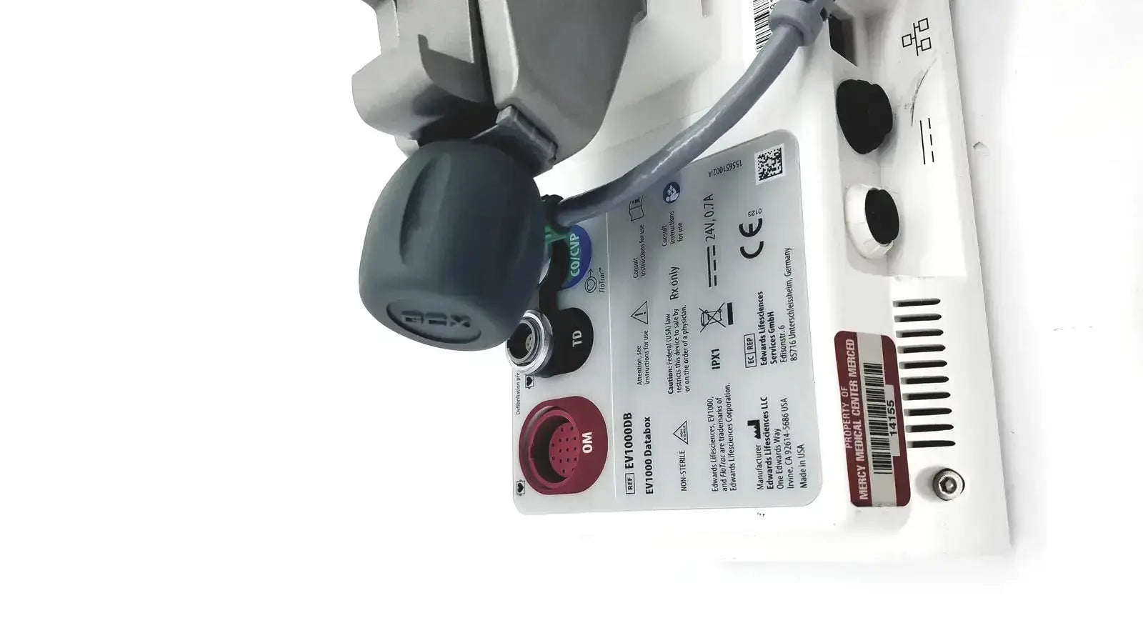 Edwards Lifesciences EV1000 Databox With Clamp & Cables Hemodynamic Monitor Accessory, second-hand product photo 4