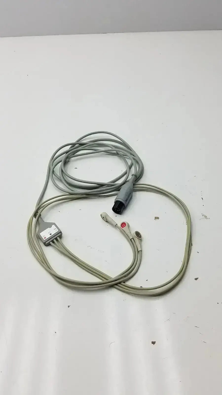 Generic EKG ECG Cable 3 Lead Wire Snap Type for Patient Monitors 6 Pin ECG/EKG Cable, second-hand product photo 6