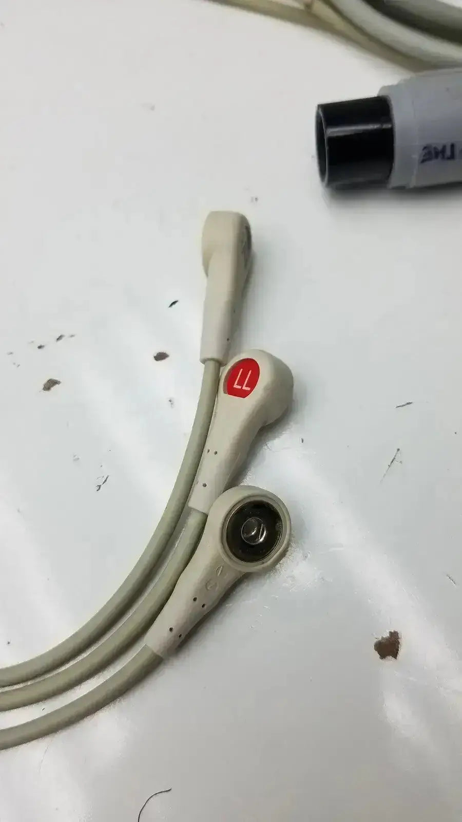 Generic EKG ECG Cable 3 Lead Wire Snap Type for Patient Monitors 6 Pin ECG/EKG Cable, second-hand product photo 3