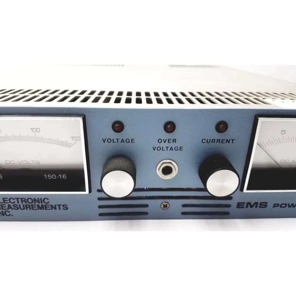 Blue ems power electronic measurements ems power supply pn 00473006 rev n untested showing front panel details