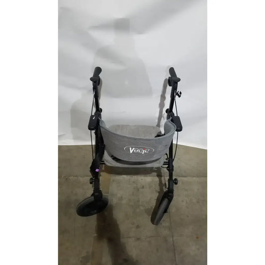 Reuse Medical Equipment ELENKER 2-in-1 Folding Rollator Walker & Transport Chair - SILVER Mobility Seat Walkers, second-hand product photo 2