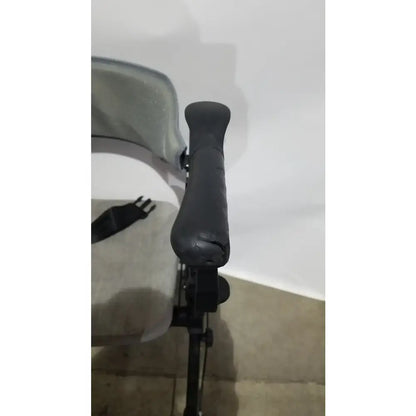 Reuse Medical Equipment ELENKER 2-in-1 Folding Rollator Walker & Transport Chair - SILVER Mobility Seat Walkers, second-hand product photo 10